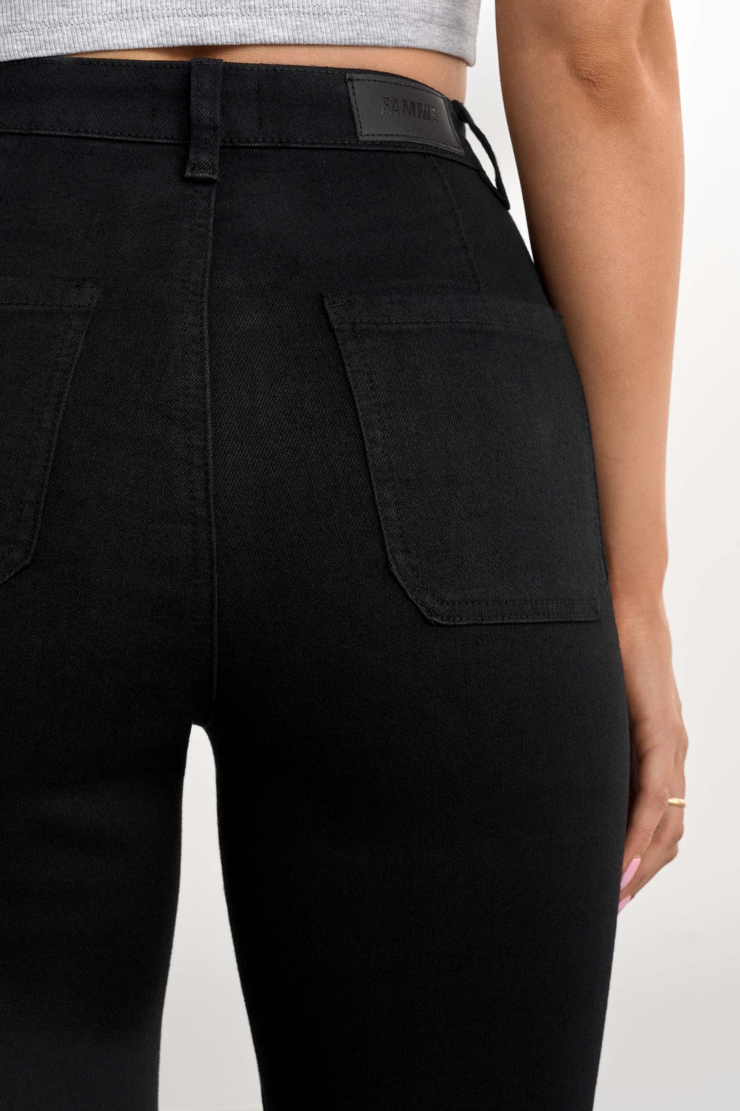 Retro utsvingt jeans