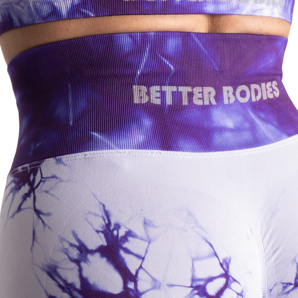Entice Scrunch Tights - Purple Tie Dye - for kvinde - BETTER BODIES - Tights
