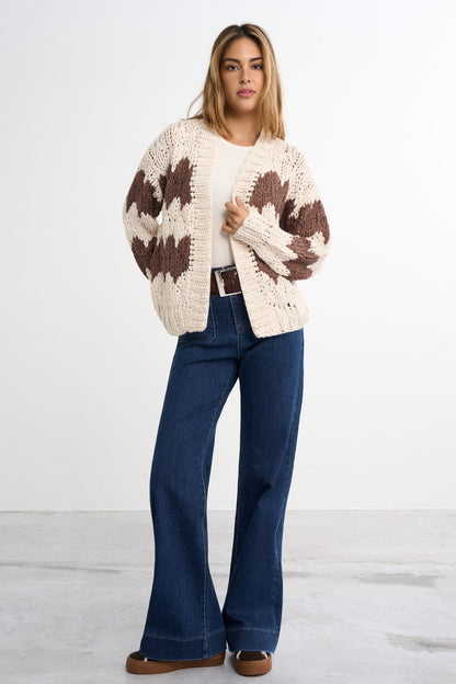 Chunky strikkejakke
