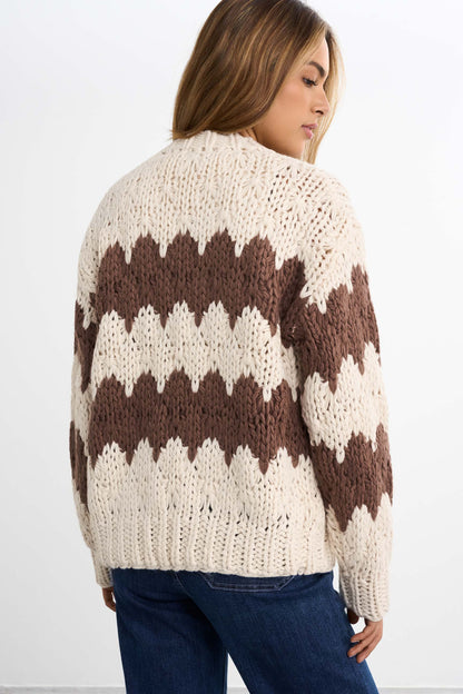 Chunky strikkejakke