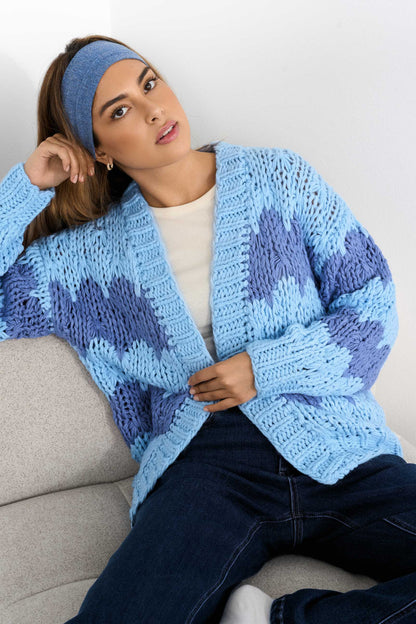 Chunky strikkejakke
