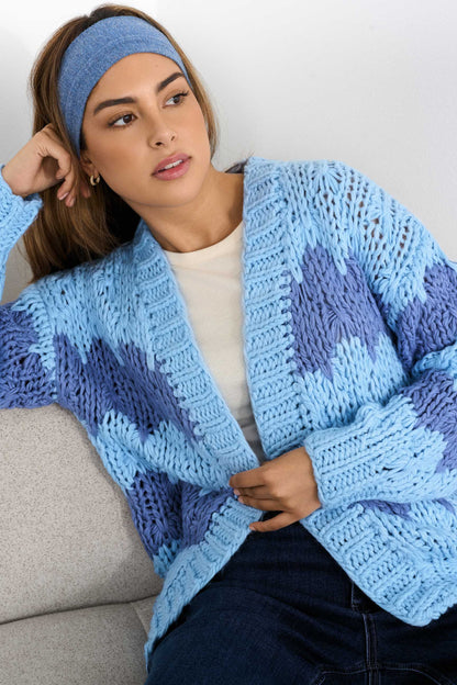 Chunky strikkejakke