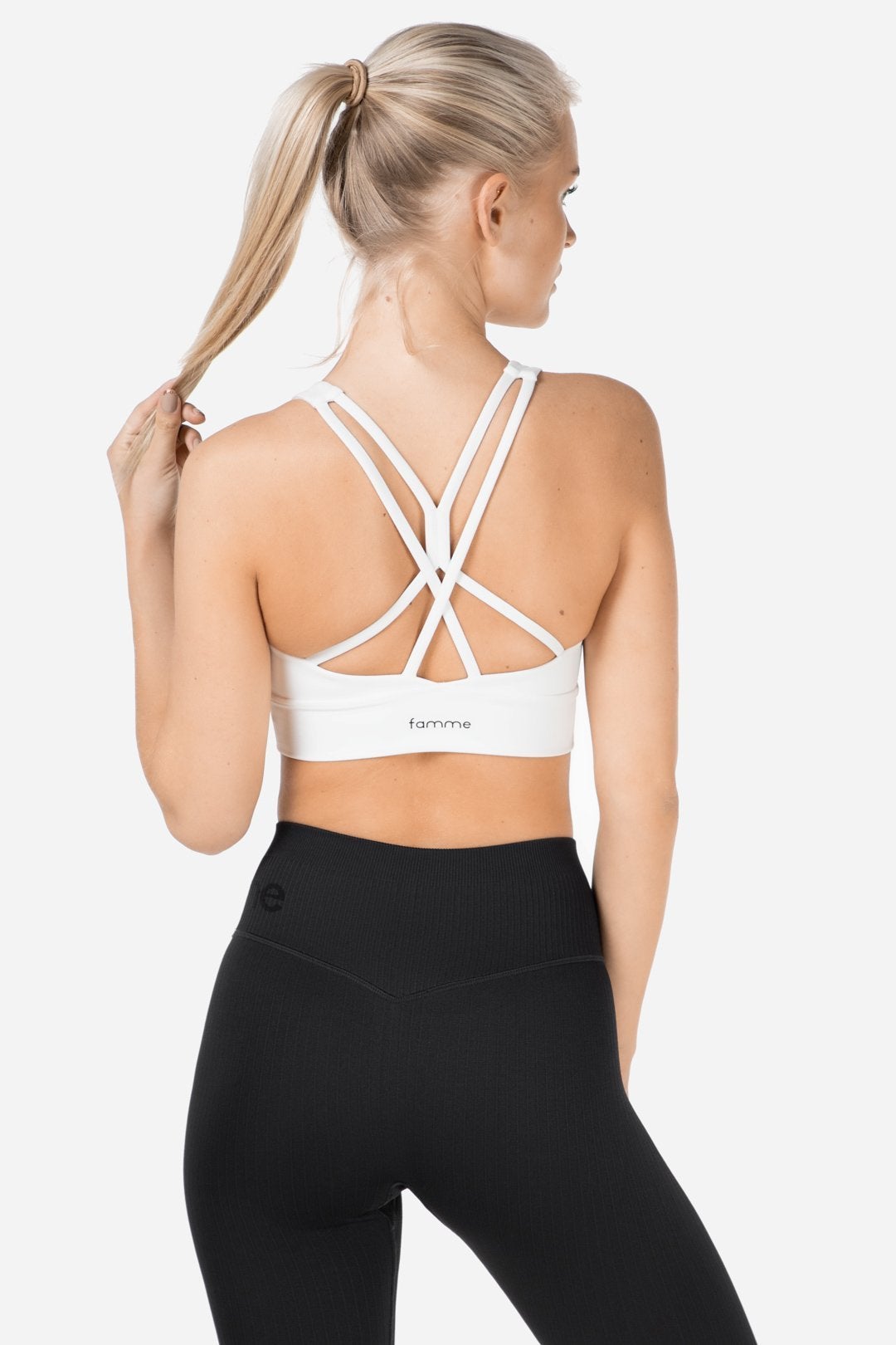 White Lotus Sports Bra - for dame - Famme - Sports Bra