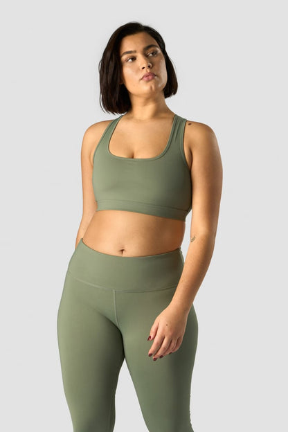 classic sports bra dk dusty green