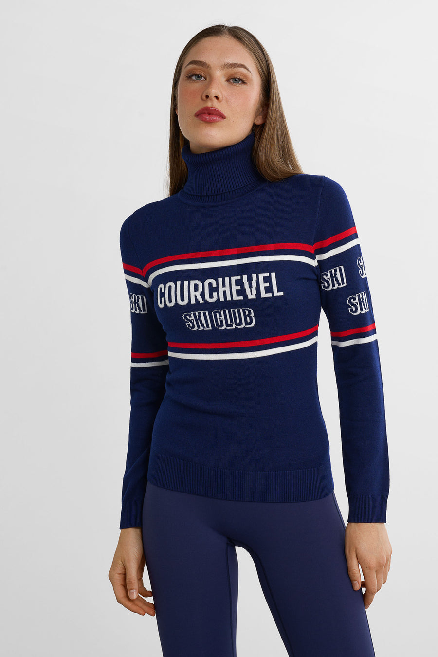 Courchevel skiklubbgenser · Blå/Hvit/Rød