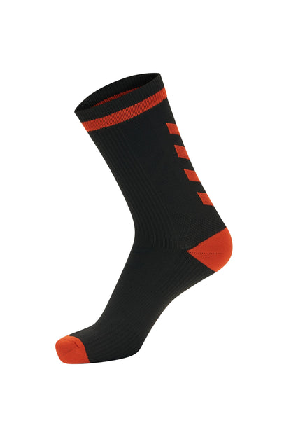 HUMMEL - Elite Indoor Sock Low - Black/red