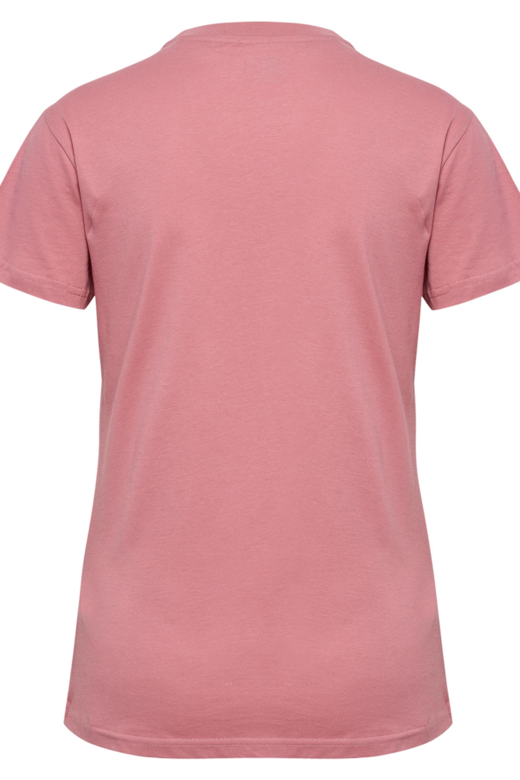 HUMMEL - Hmlactive Co Tee S/s Woman - Dusty Rose