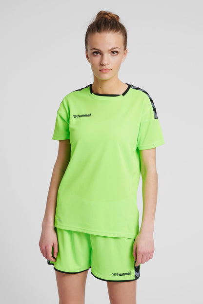 HUMMEL - Hmlauthentic Poly Jersey Woman S/s - Green Gecko