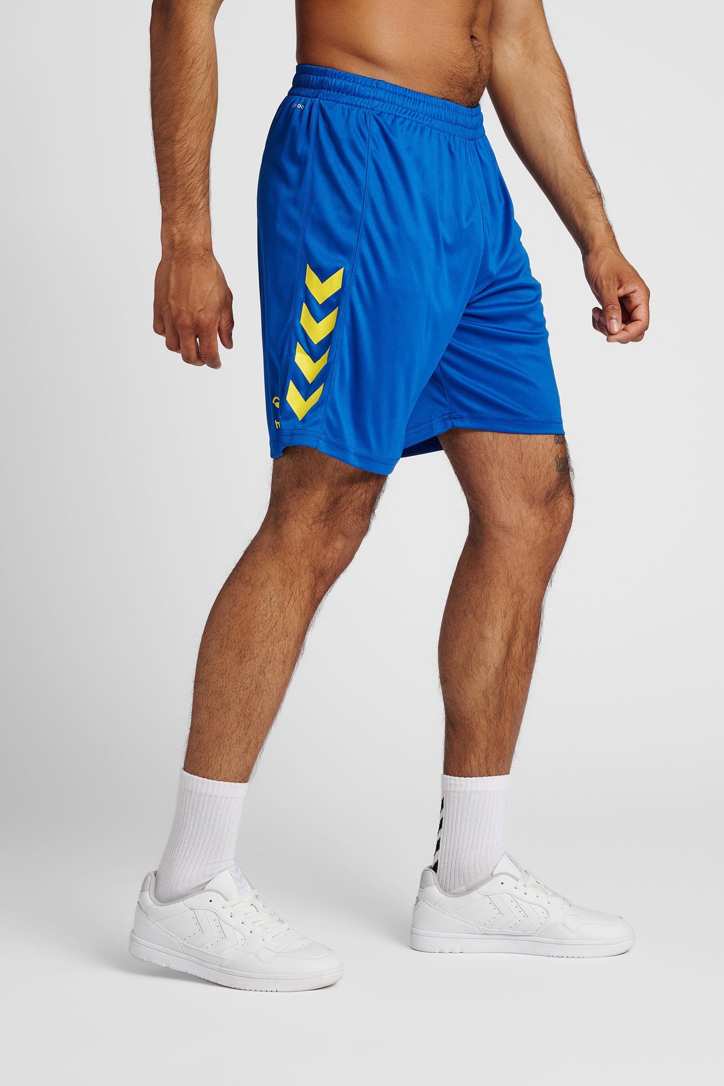 HUMMEL - Hmlcore Xk Poly Shorts - True Blue/blazing Yellow