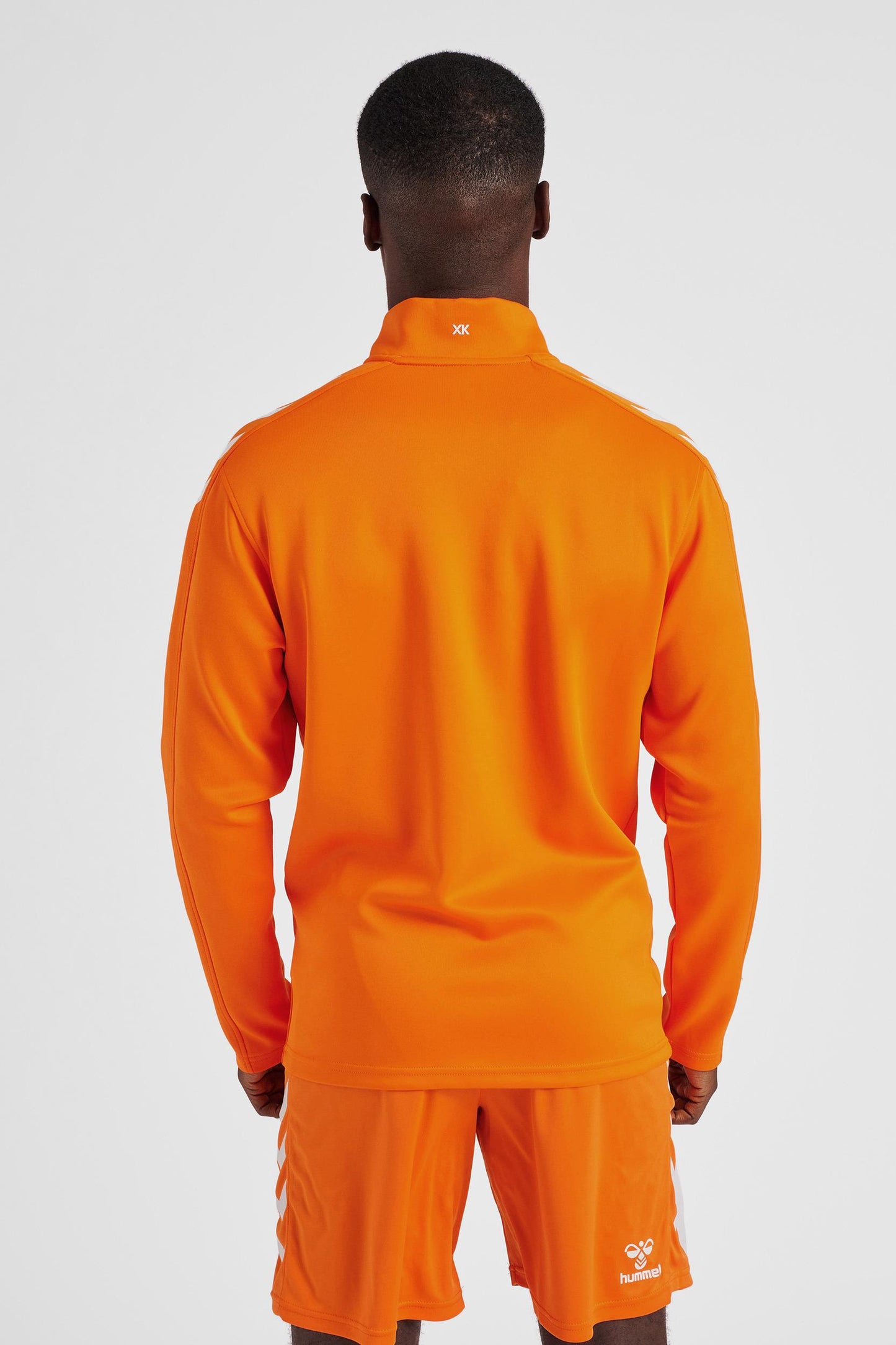 HUMMEL - Hmlcore Xk Poly Zip Sweat - Orange Tiger