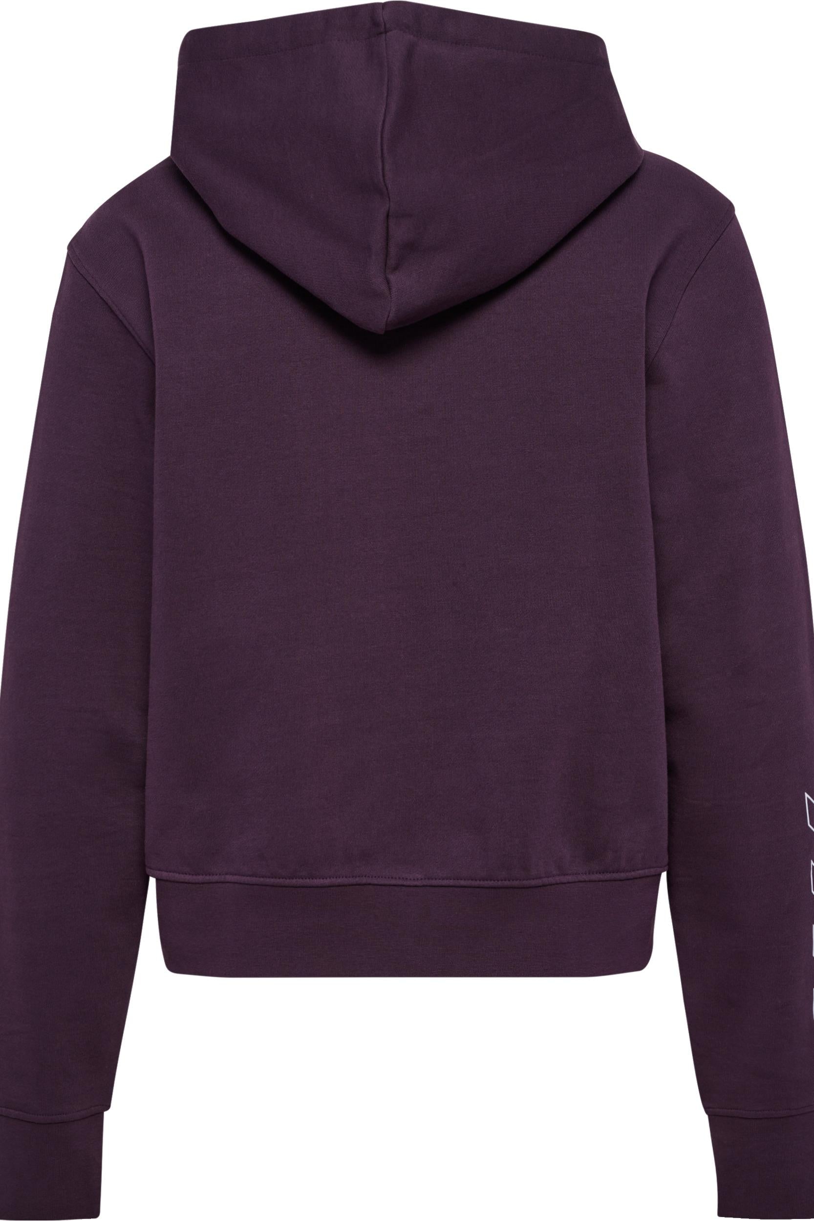 HUMMEL - Hmlelemental Short Hoodie Woman - Plum Perfect