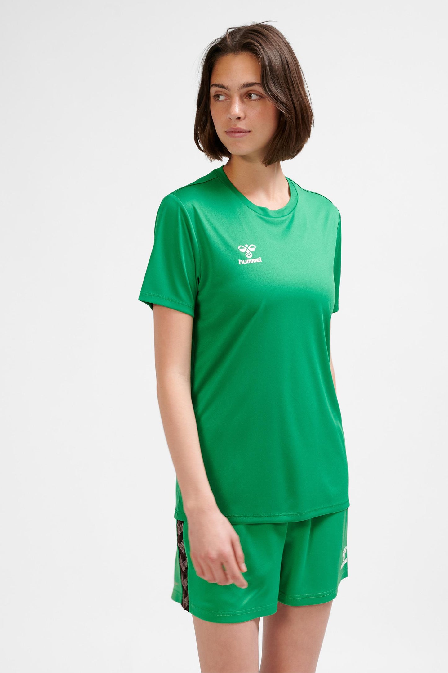 HUMMEL - Hmlessential Jersey S/s Woman - Jelly Bean