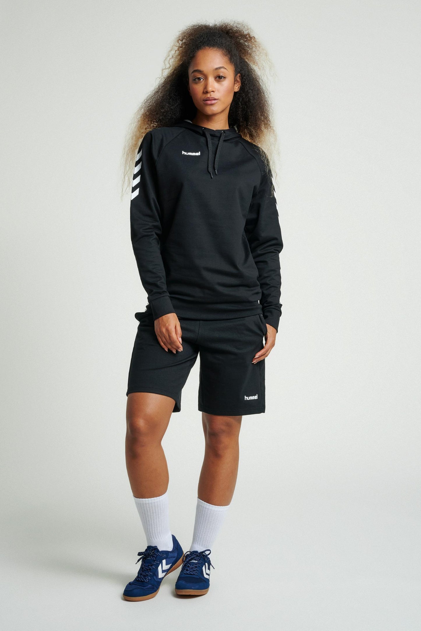 HUMMEL - Hmlgo Cotton Hoodie Woman - Black