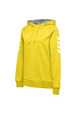 HUMMEL - Hmlgo Cotton Hoodie Woman - Sports Yellow