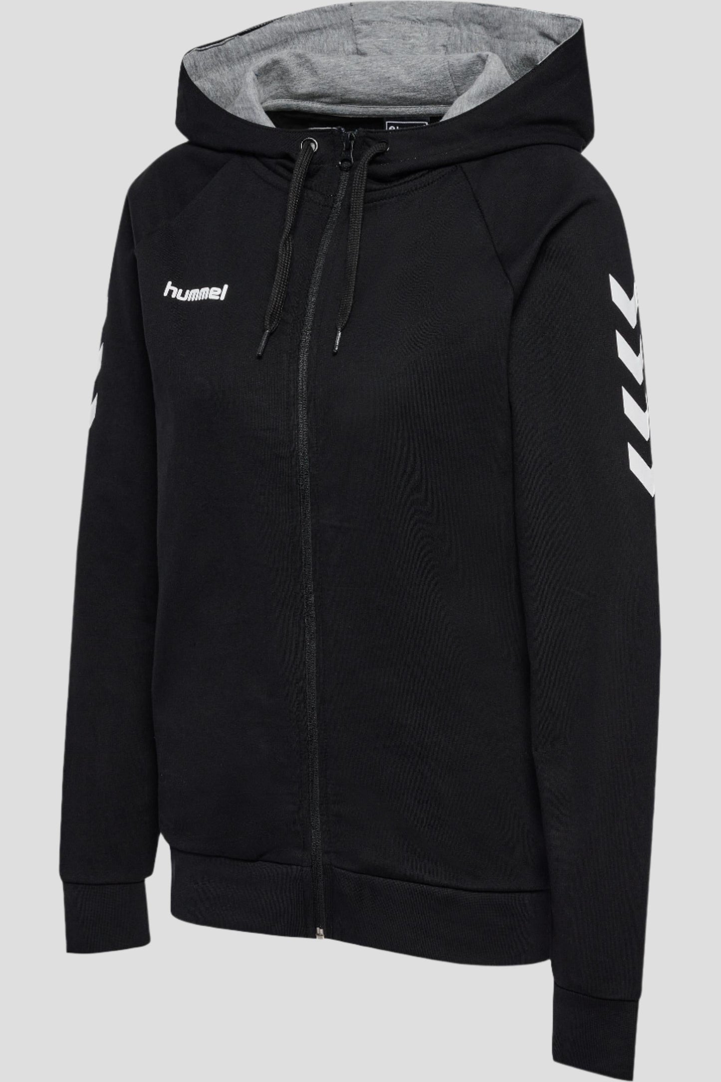 HUMMEL - Hmlgo Cotton Zip Hoodie Woman - Black