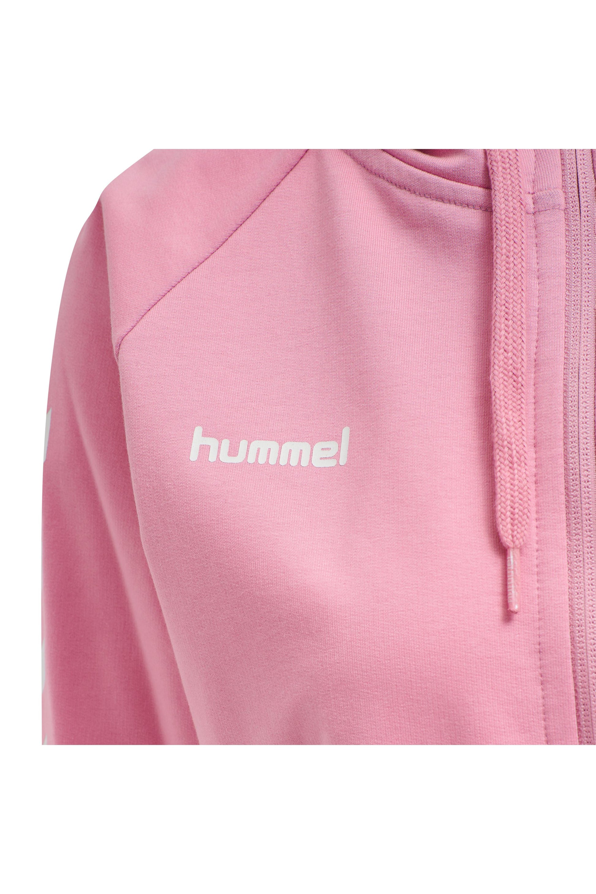 HUMMEL - Hmlgo Cotton Zip Hoodie Woman - Cotton Candy