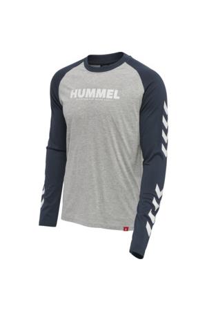 HUMMEL - Hmllegacy Blocked T-shirt L/s - Blue Nights