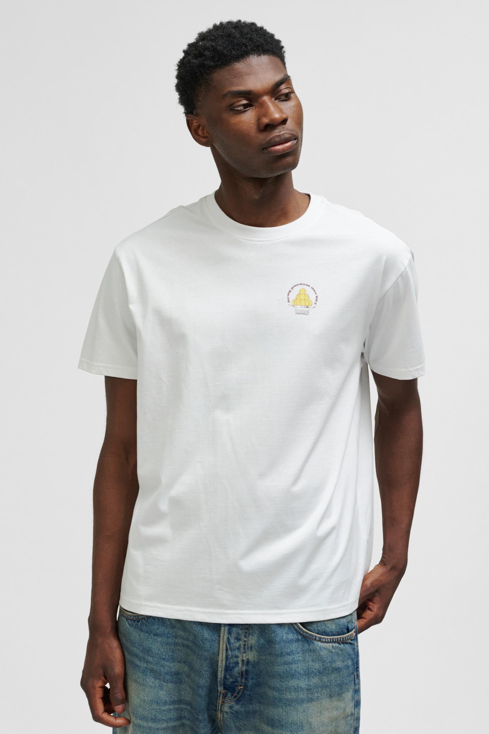 HUMMEL - Hmlloose T-shirt S/s Call Us - White