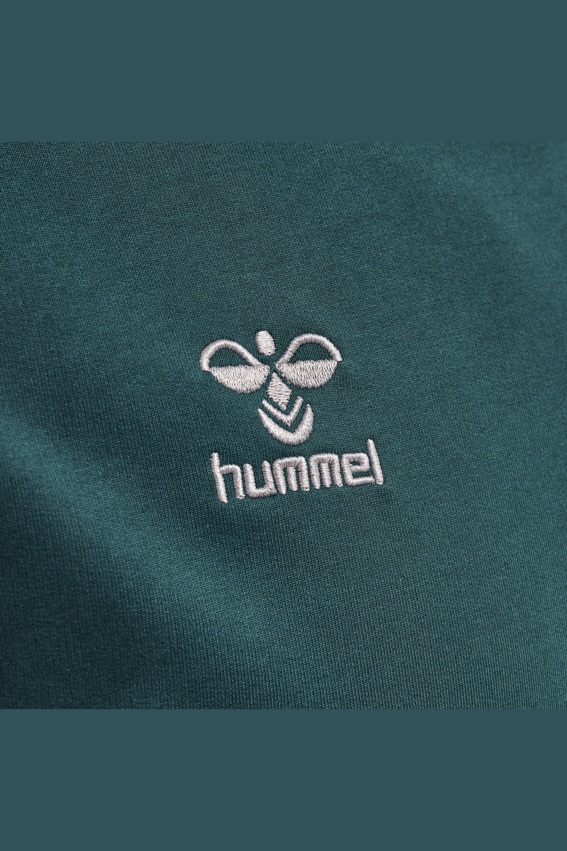 HUMMEL - Hmlmove Grid Cotton Sweatshirt - Deep Teal