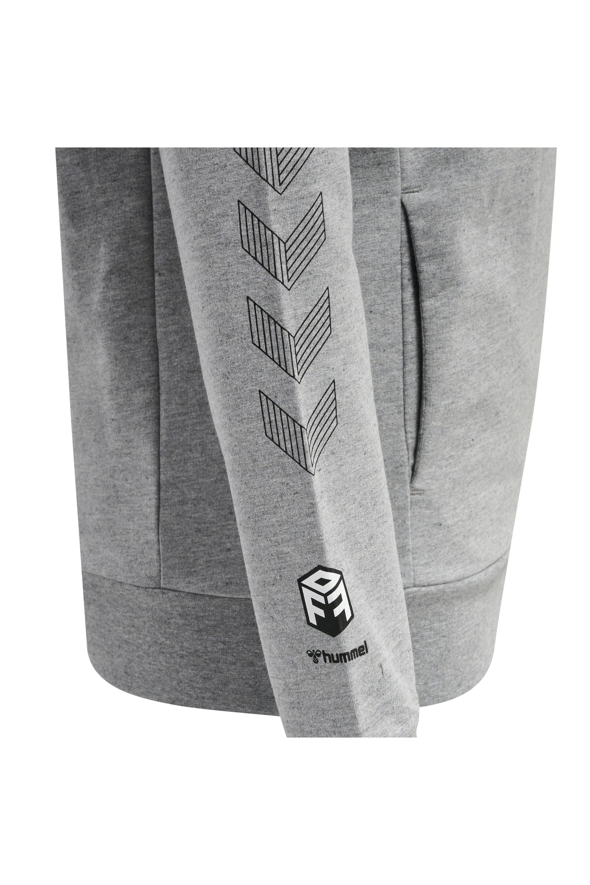 HUMMEL - Hmlmove Grid Cotton Sweatshirt Woma - Grey Melange