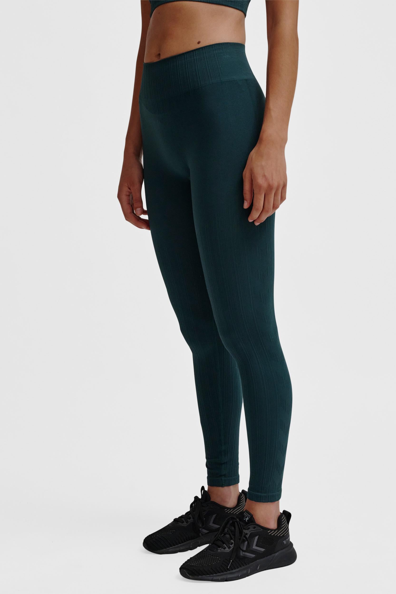 HUMMEL - Hmlmt Define Seaml Scrunch Tights - Green Gables