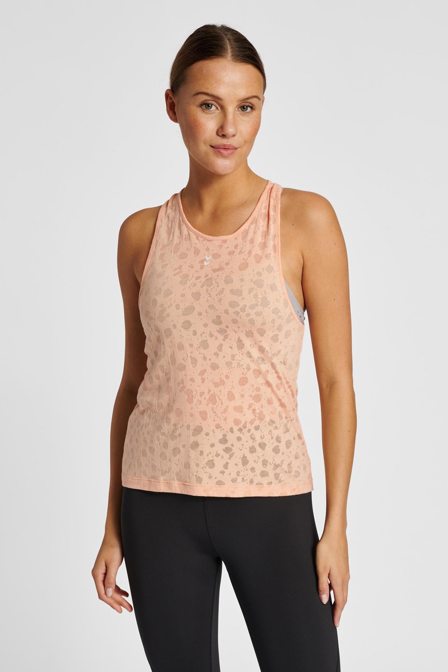 HUMMEL - Hmlmt Iris Burnout Top - Almost Apricot