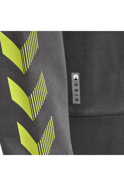 HUMMEL - Hmloffgrid Cotton Sweatshirt - Forged Iron/dark Citron