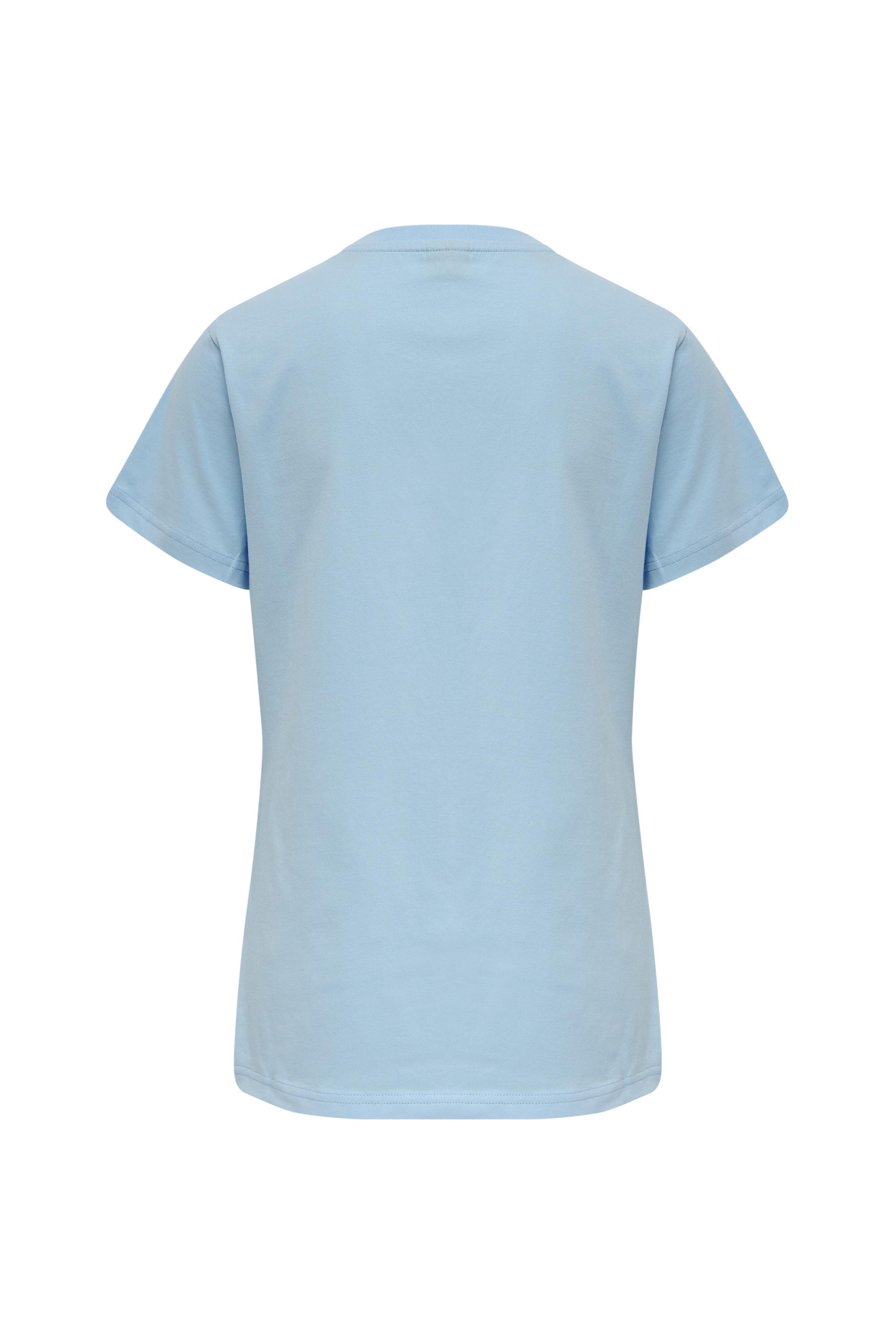 HUMMEL - Hmlred Basic T-shirt S/s Woman - Blue Bell