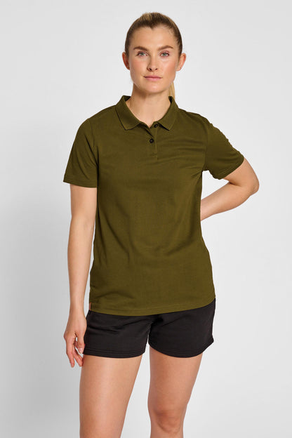 HUMMEL - Hmlred Classic Polo Woman - Dark Olive