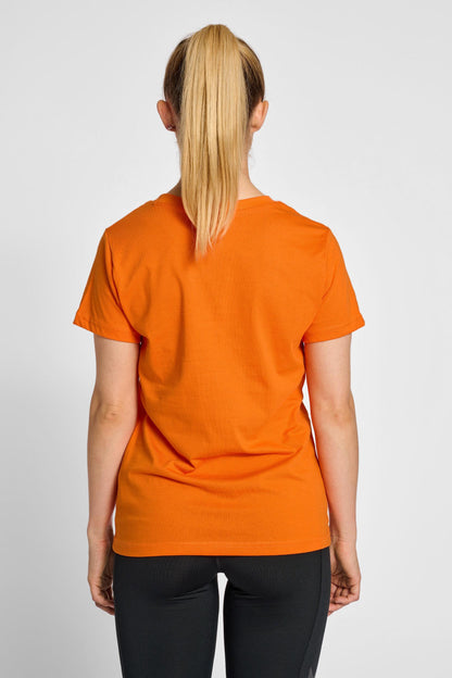 HUMMEL - Hmlred Heavy T-shirt S/s Woman - Orange Tiger