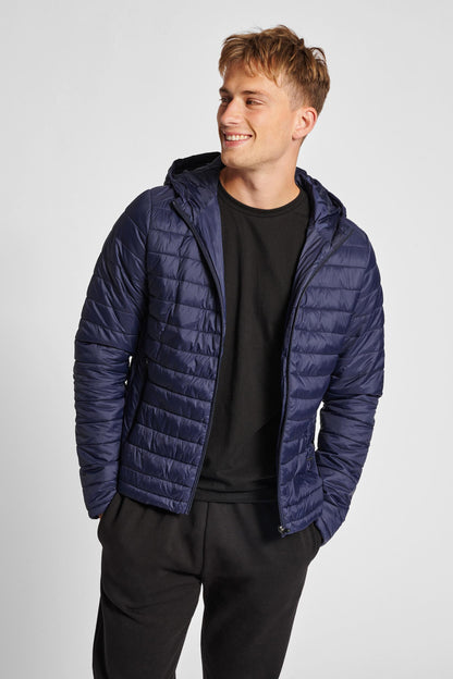 HUMMEL - Hmlred Quilted Hood Jacket - Marine