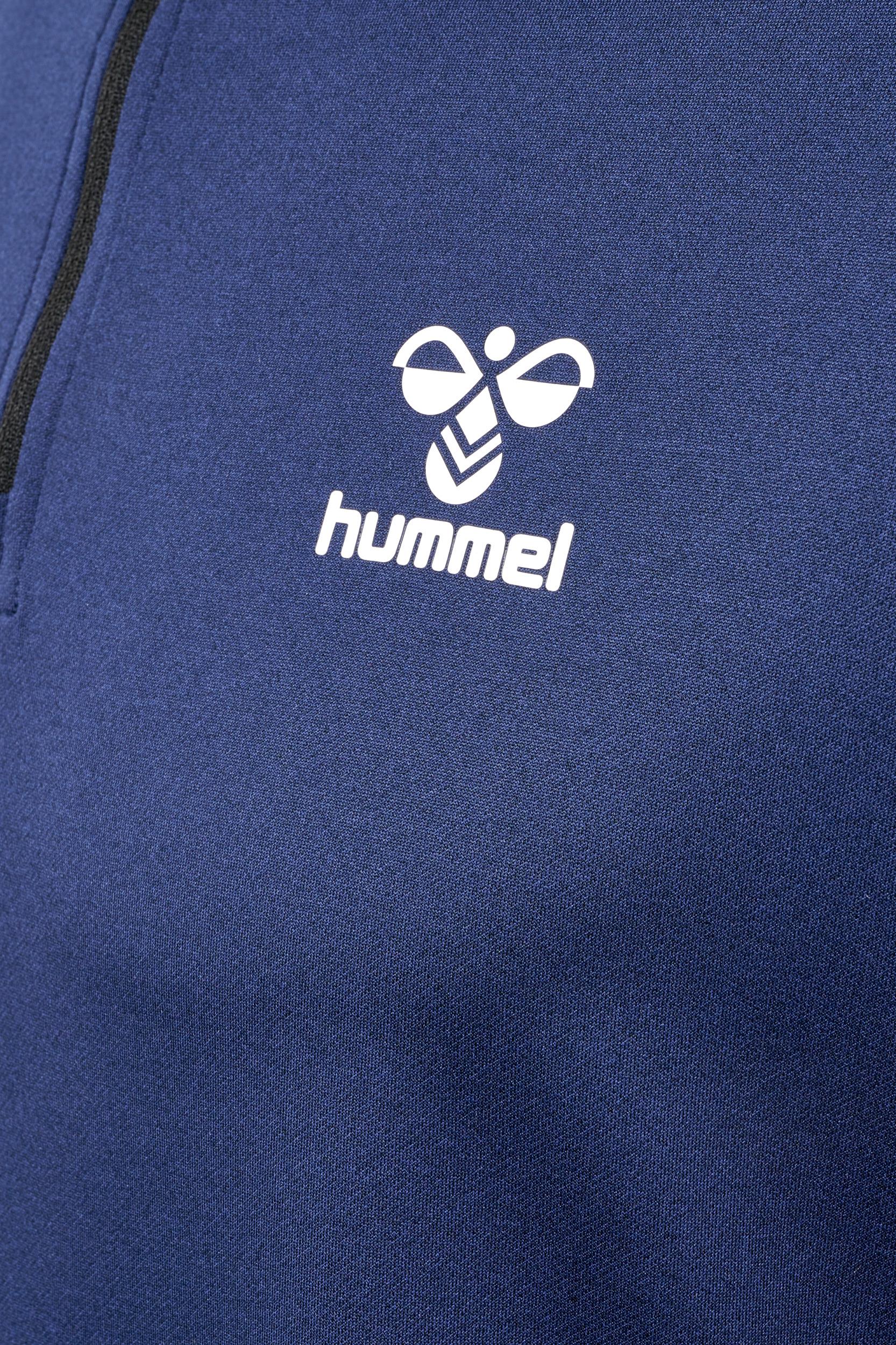 HUMMEL - Hmlsprint Half Zip - Black Iris