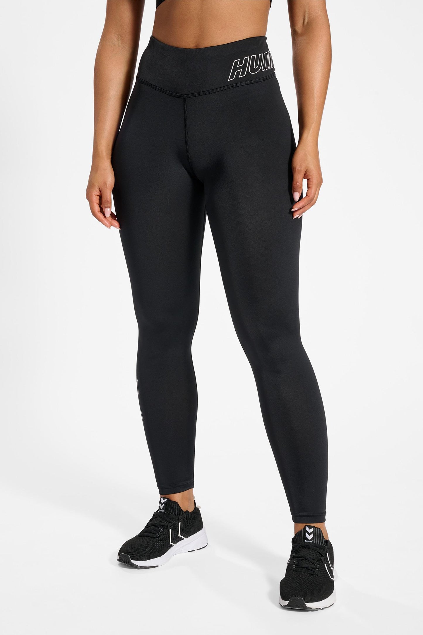 HUMMEL - Hmlte Apex Mid Waist 7/8 Tights - Black