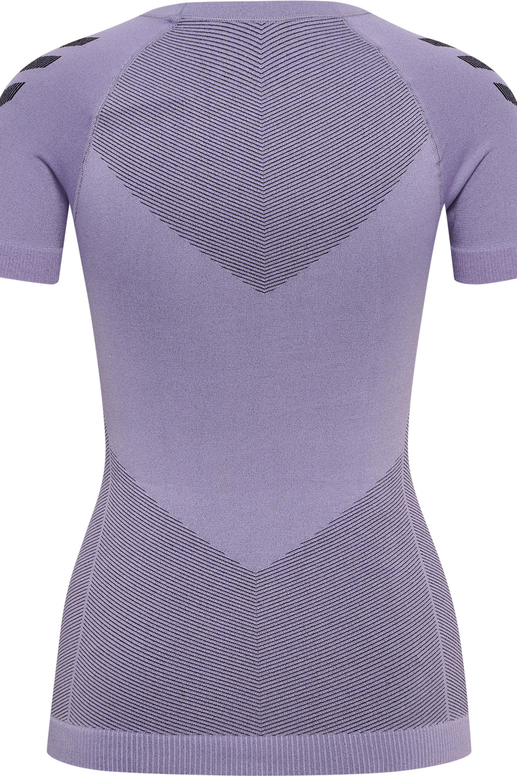 HUMMEL - Hummel First Seamless Jersey S/s W - Lavender Melange