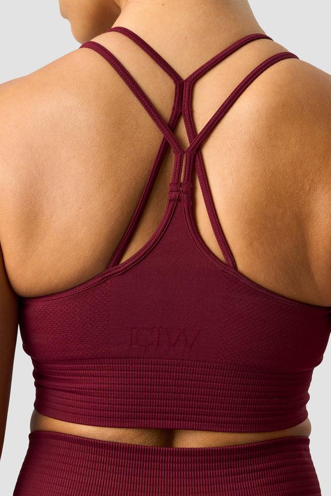 ICANIWILL - Define Seamless Sports Bra - Burgundy