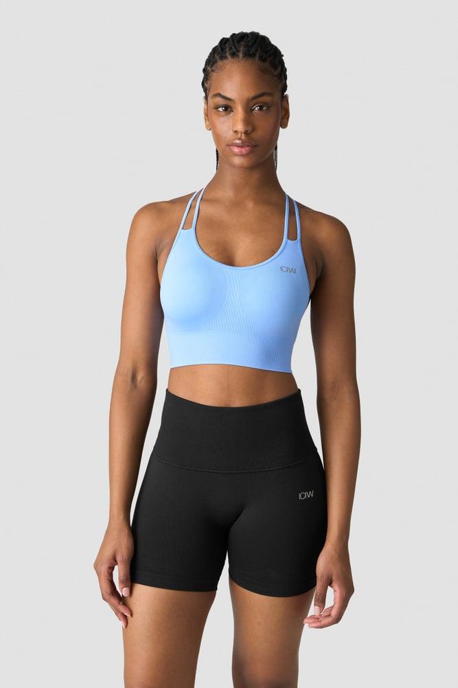 ICANIWILL - Define Seamless Sports Bra - Daisy Blue