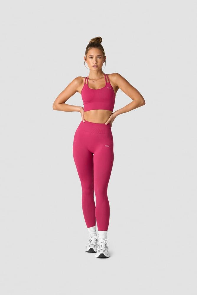 ICANIWILL - Define Seamless Sports Bra - Dark Pink