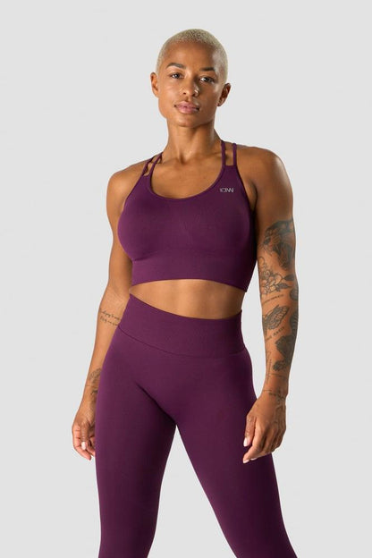 ICANIWILL - Define Seamless Sports Bra - Purple