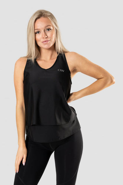 maternity nursing tank top - Black - for kvinde - ICANIWILL - Toppe