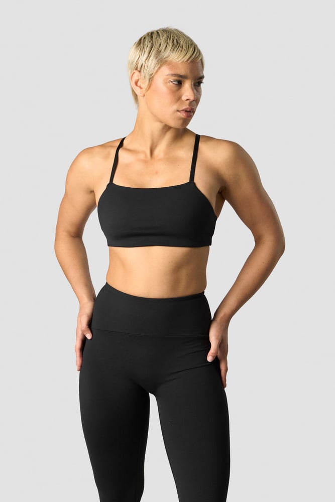 nimble adjustable sports bra black