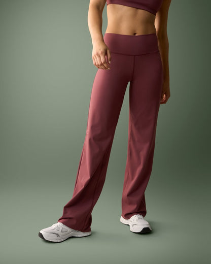 nimble straight leg pants wild berry