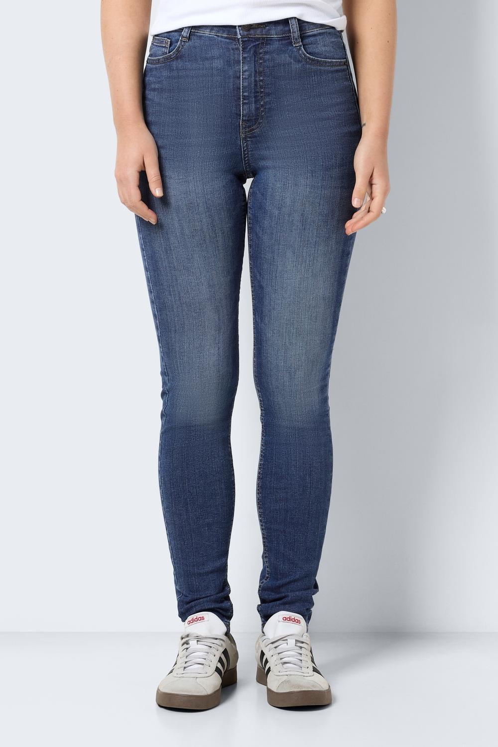 NOISY MAY - Satty Hw Skinny Jeans - Blue