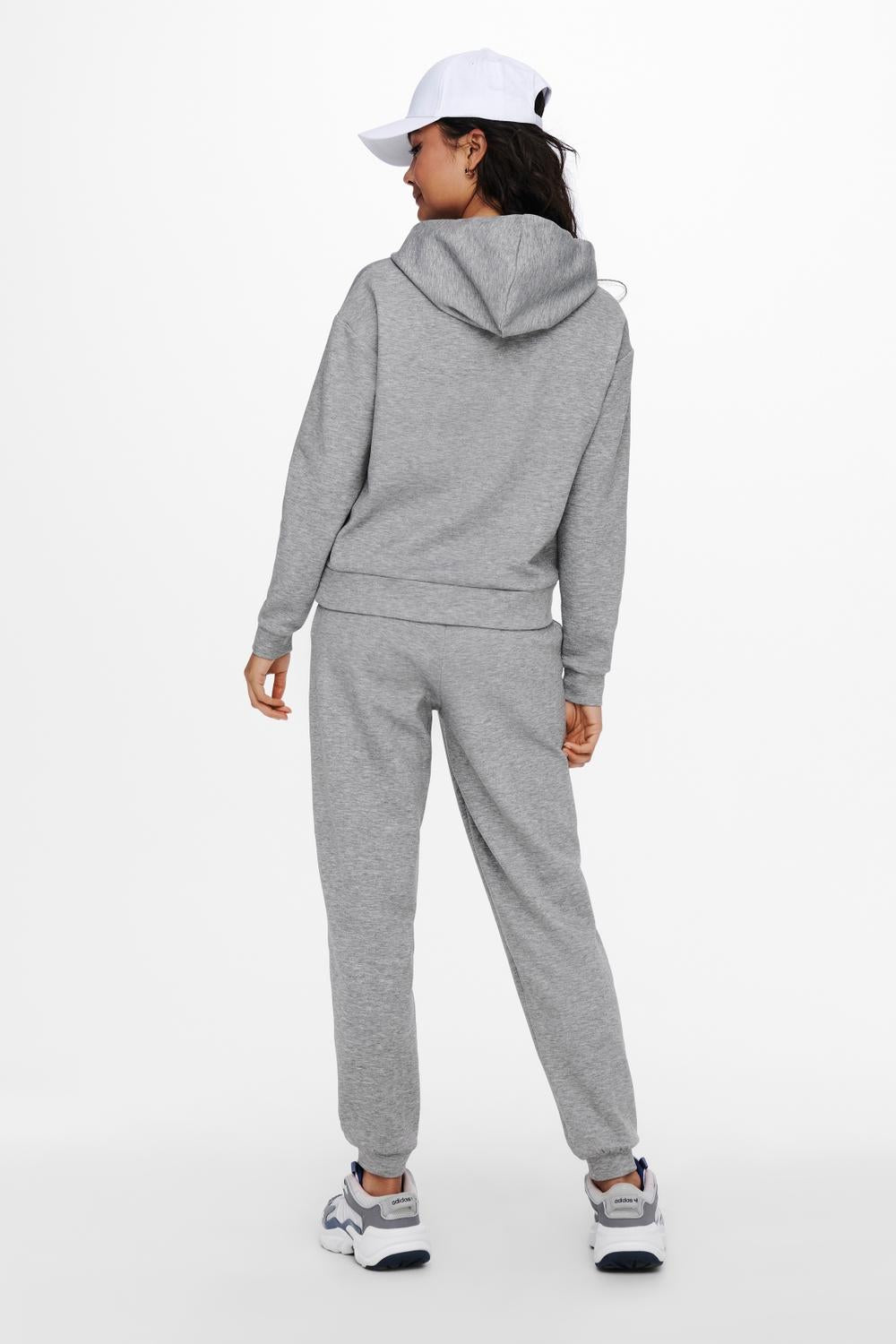 ONLYPLAY - Lounge Life Hood Ls Swt - Grey