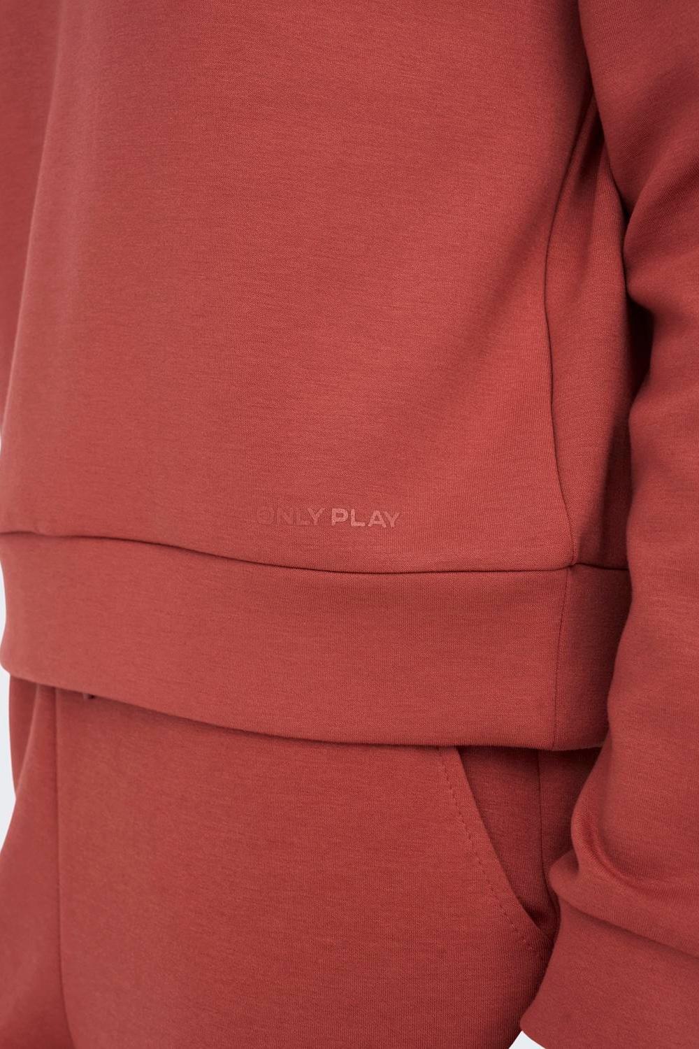 ONLYPLAY - Lounge Life Hood Ls Swt - Rose