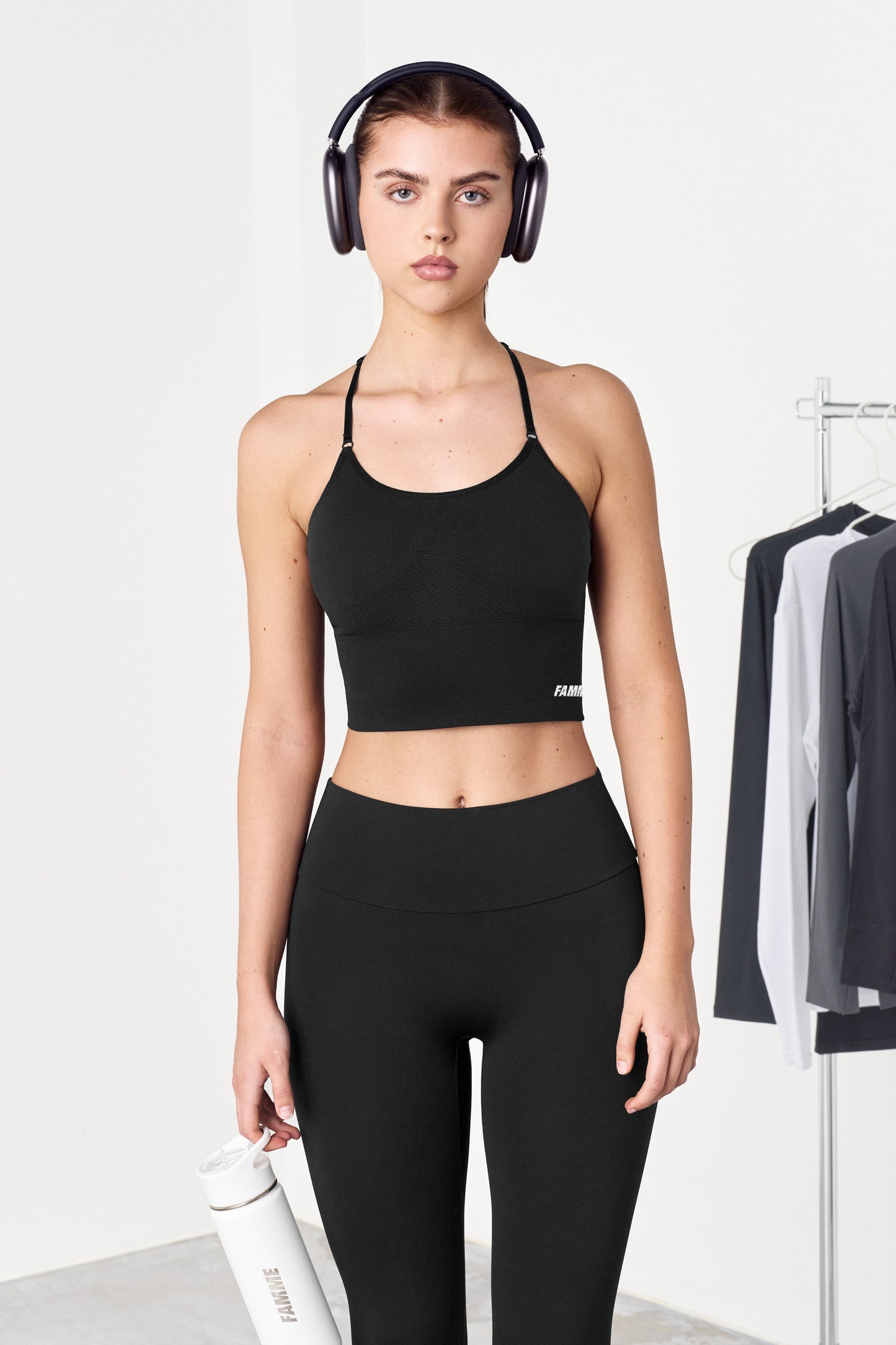 Power Seamless Top - for kvinde - FAMME - Sports bra