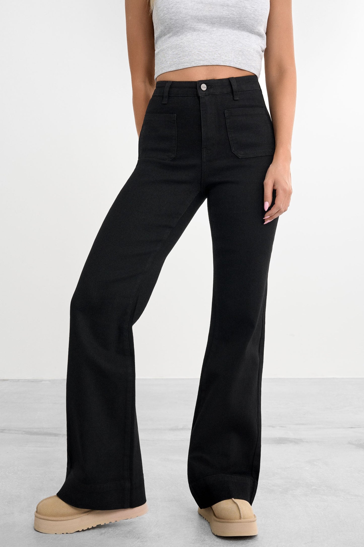 Retro utsvingt jeans