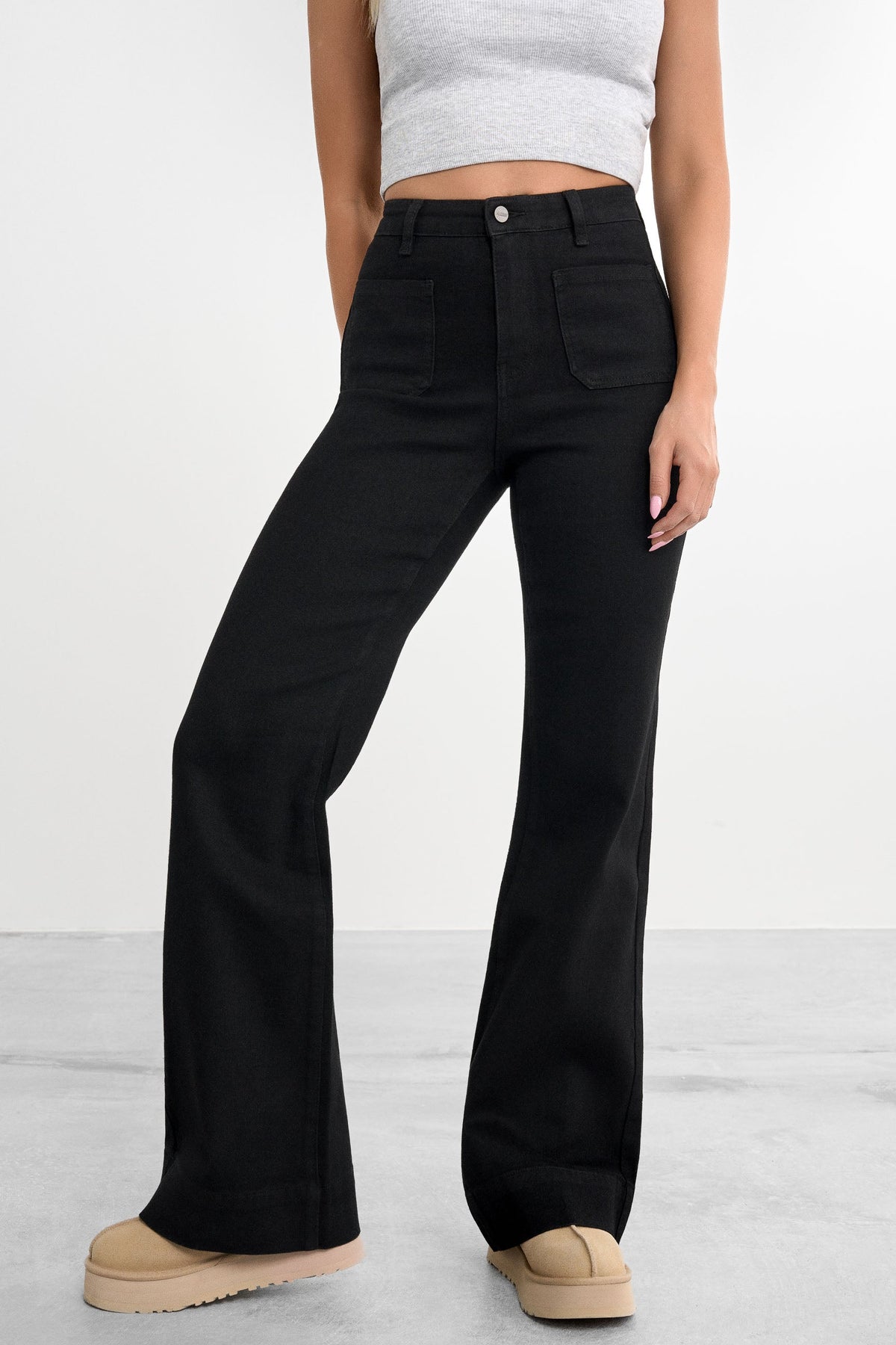 Retro utsvingt jeans