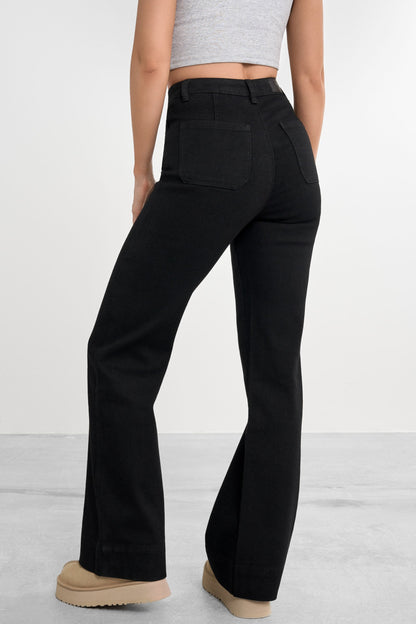 Retro utsvingt jeans