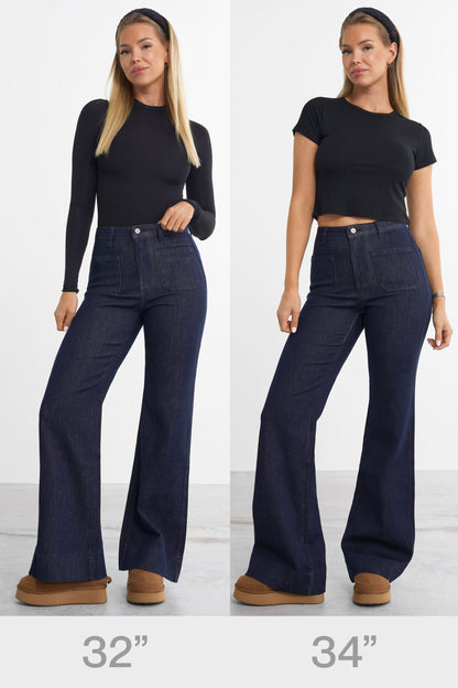 Retro utsvingt jeans