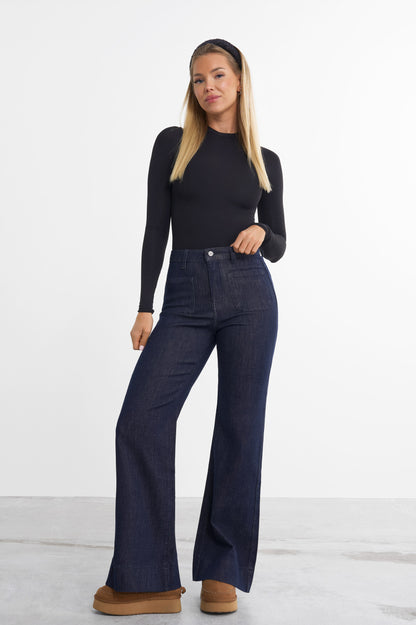Retro utsvingt jeans